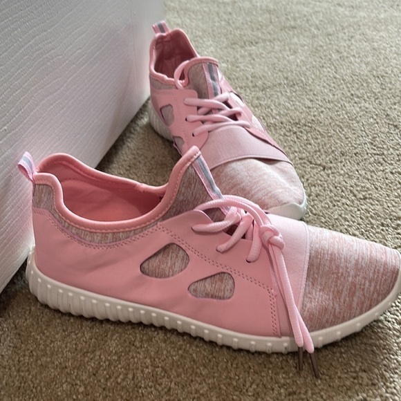 Pink Slip On Sneakers - Picture 2 of 4